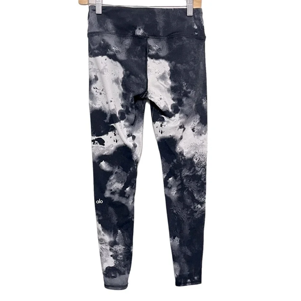 Alo Yoga Airbrush Legging Black Magma Size‎ S